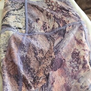 Fabletics Purple and Brown Patterned Leggings